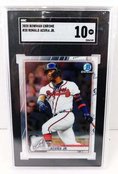 Ronald Acuna, Jr. 2020 Baseball Card, 10 GM