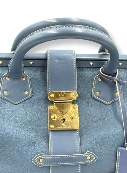 Louis Vuitton Blue Suhali Leather L'Ingenieux GM Bag