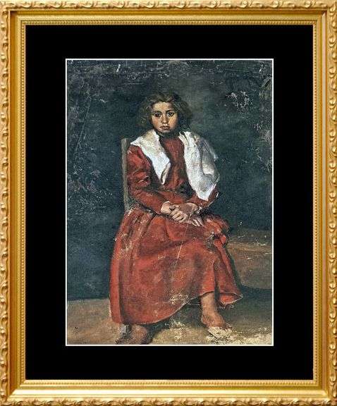 Collectible Vintage Pablo Picasso, The Barefoot Girl