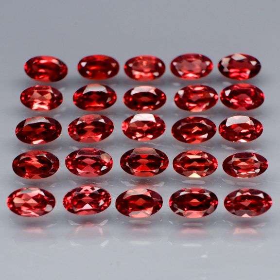 Premium 7.42ct real Padparadscha Mozambique Garnet set!