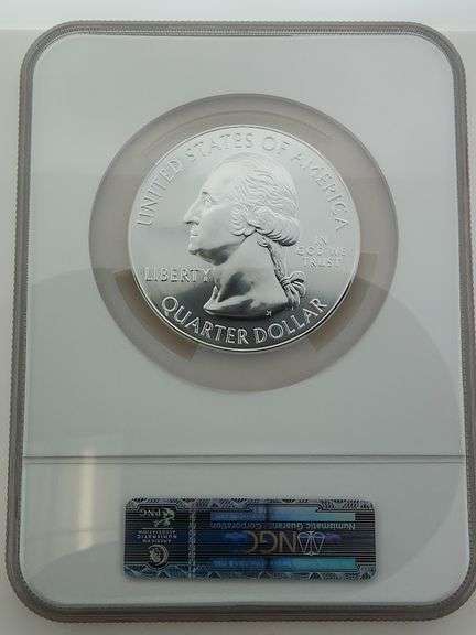 2010 5 OZ. Silver Quarter - Grand Canyon - MS69 NGC