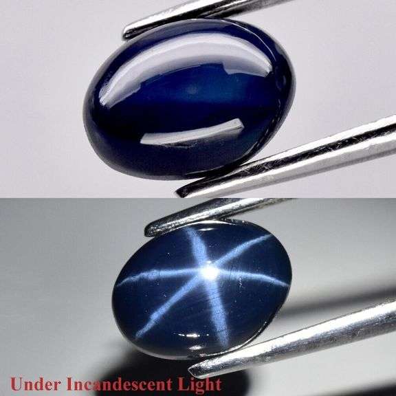Excellent 2.01ct royal blue Star Sapphire