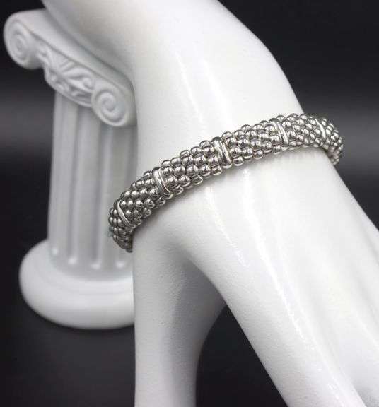 Lagos station bracelet in 925 sterling silver
