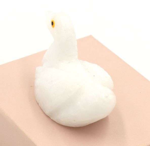 Carved Crystal Duck