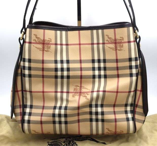 Burberry Haymarket check tote