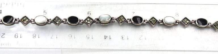 Vintage 925 sterling silver group lot of 4 bracelets