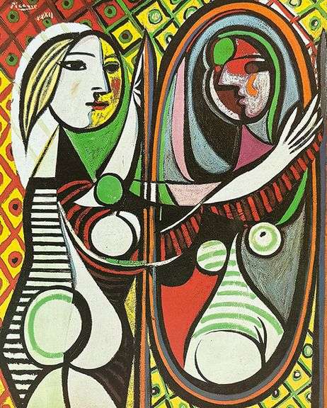 Collectible Vintage Pablo Picasso, Girl Before a Mirror