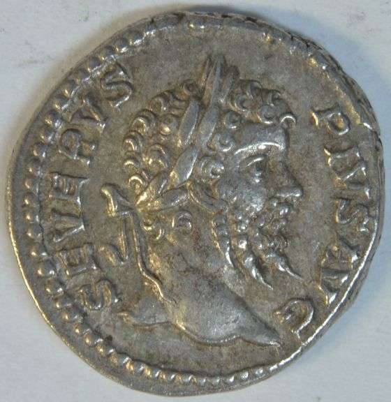 Near Mint Septimius Severus Roman Silver Denarius, 193-211