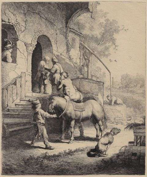 Rare Rembrandt Van Rijn Heliogravure 1883