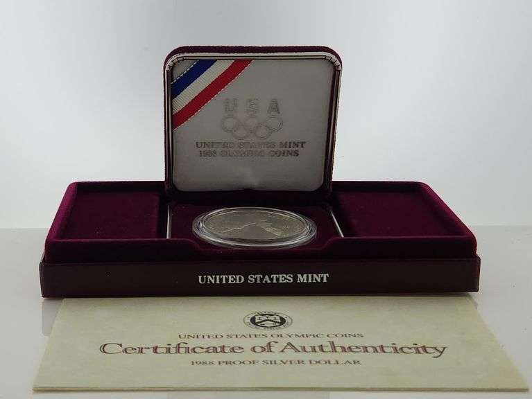 1988-S $1 Seoul Olympiad PR DCAM