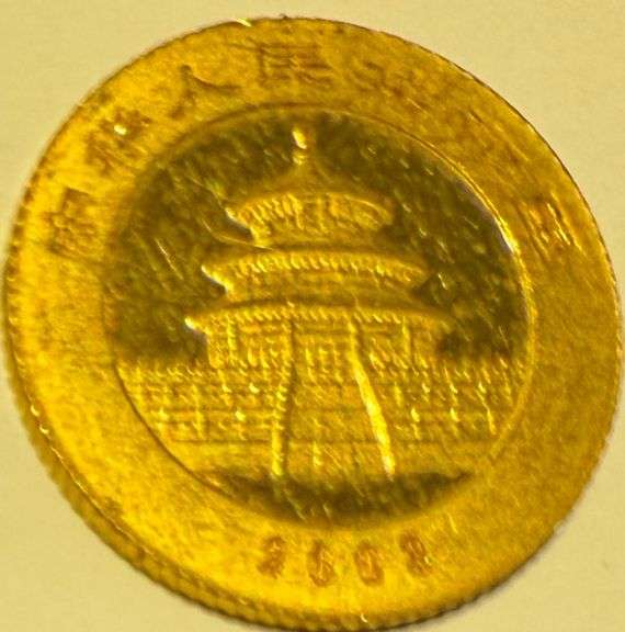 2003 Uncirculated 1/20 th Gold Panda