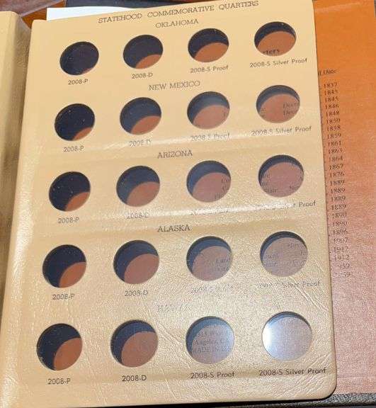 2004-2006 Statehood Quarters Complete Including Silver Proofs