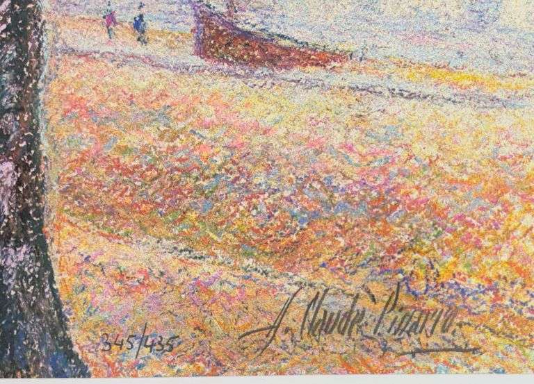 Highly Collectible H. Claude Pissarro Signed Screenprint