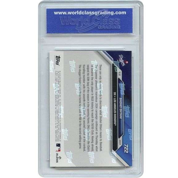 Shohei Ohtani 1st 50/50 Player in MLB History GEM Mint 10