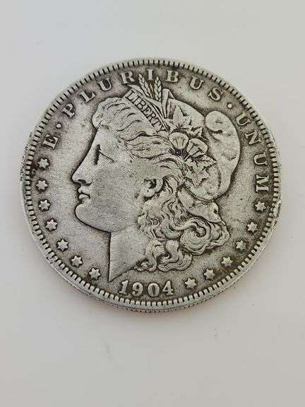 1904 O Morgan Silver Dollar, Cleaned