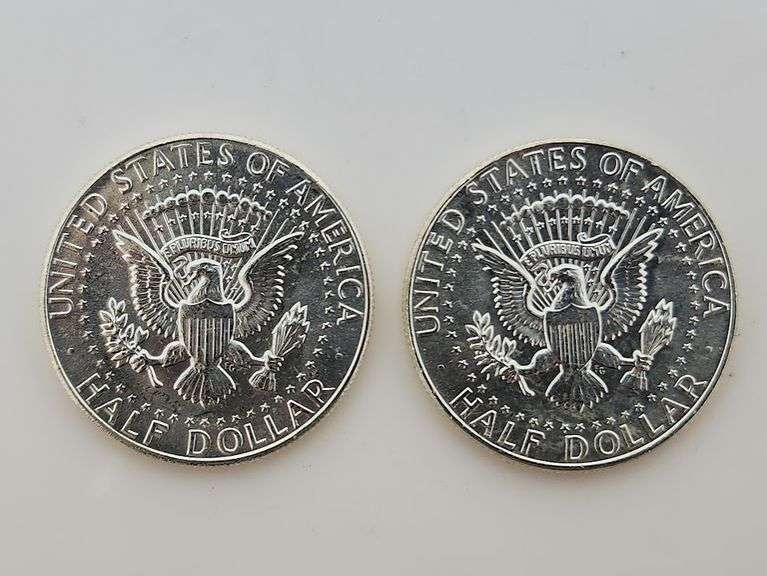(2) 1964 Kennedy Half Dollars