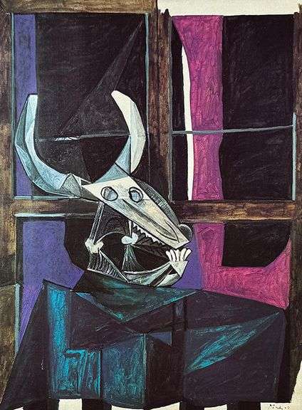 Collectible Vintage Pablo Picasso, Still Life with Steer's Skull