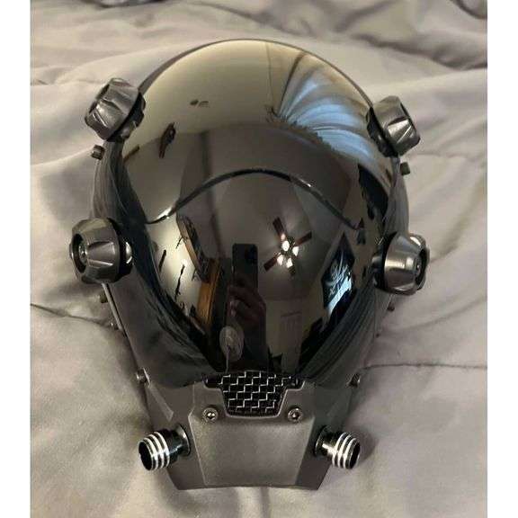 Futuristic Sci-Fi Techwear Helmet Mask