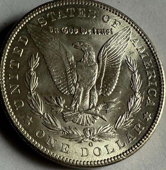 1902 O Frosty White BU Morgan