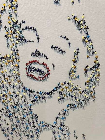 Pop Inspired Populus Icon Painting Marilyn Monroe