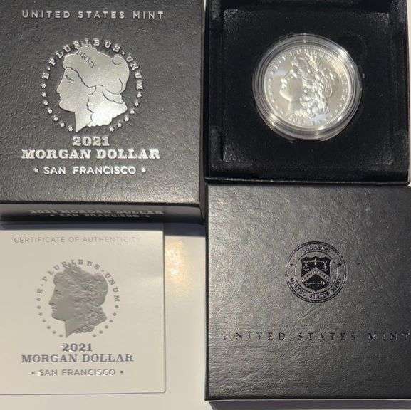 2021 San Francisco Uncirculated Morgan Dollar 100 Year Anniversary Issue