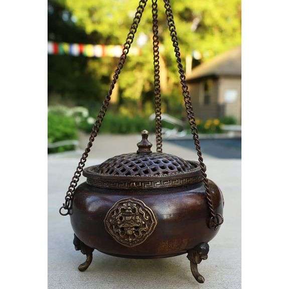 Tibetan Traditional Hanging Incense Burner