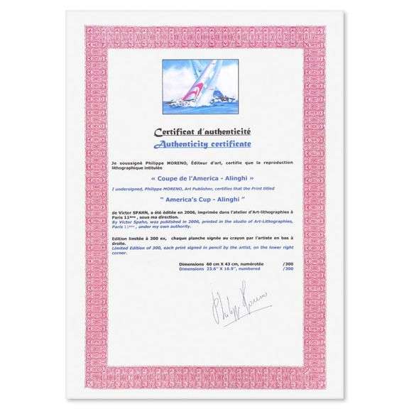 America's Cup - Alinghi by Spahn, Victor