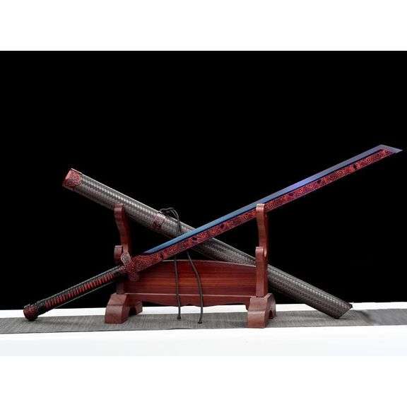 44-Inch Full Tang Red Katana