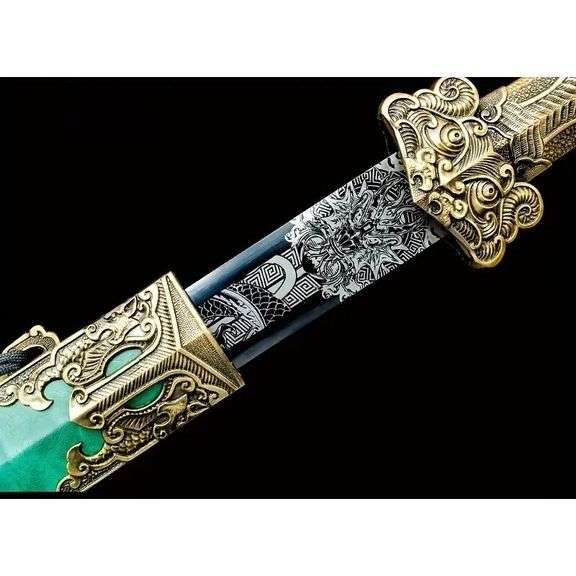 39-Inch Hand-Forged Han Dynasty-Style Sword