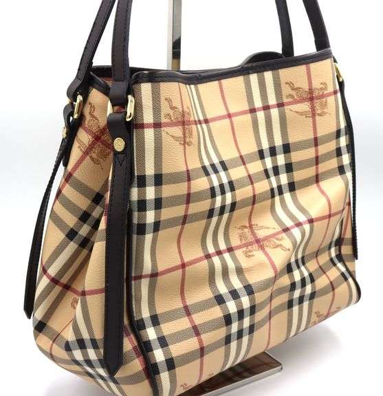 Burberry Haymarket check tote
