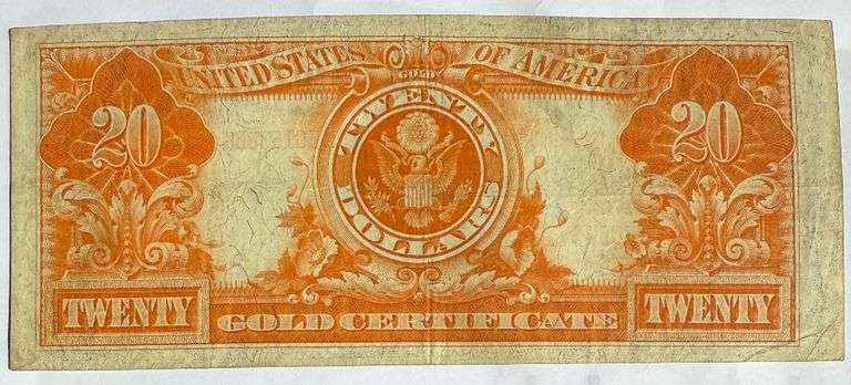 Choice $20 1922 Series Gold Certificate
