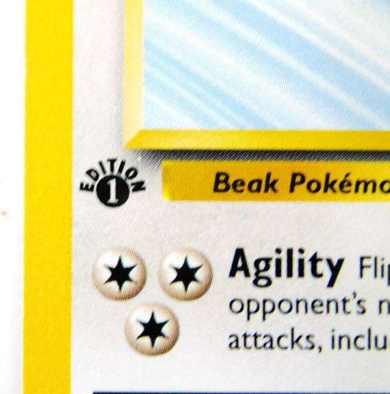 6 Pokémon 1998 Trade Cards, All 1st Edition