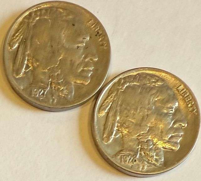 1927 1928 BU Buffalo Nickels