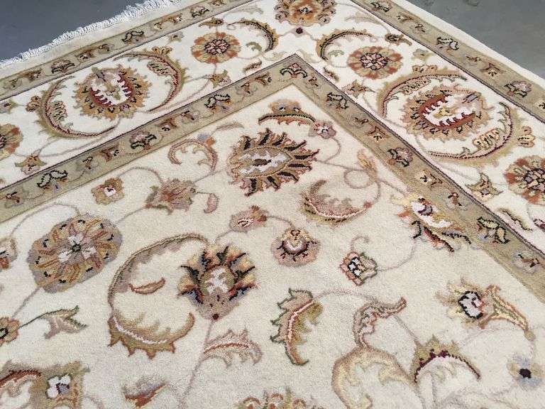 Exquisite Silk & Wool Mahal Design Rug 9x12