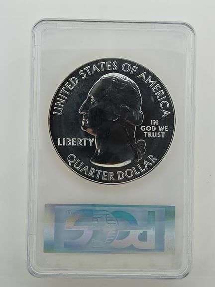 2011 5 OZ. Silver Quarter First Strike - Glacier - MS69PL PCGS