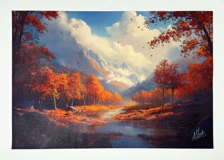 Alberto Insigne "Autunno Series"  Signed Giclee