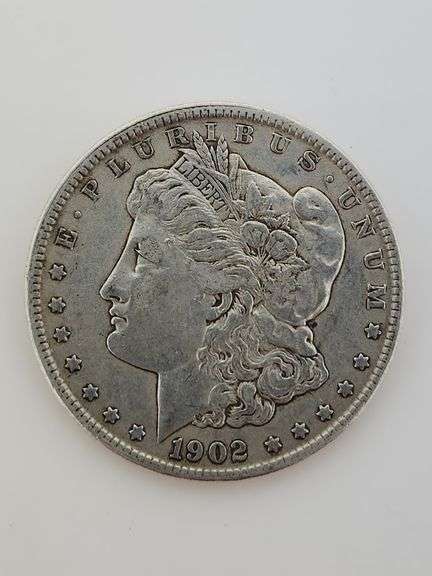 1902 O Morgan Silver Dollar, Cleaned