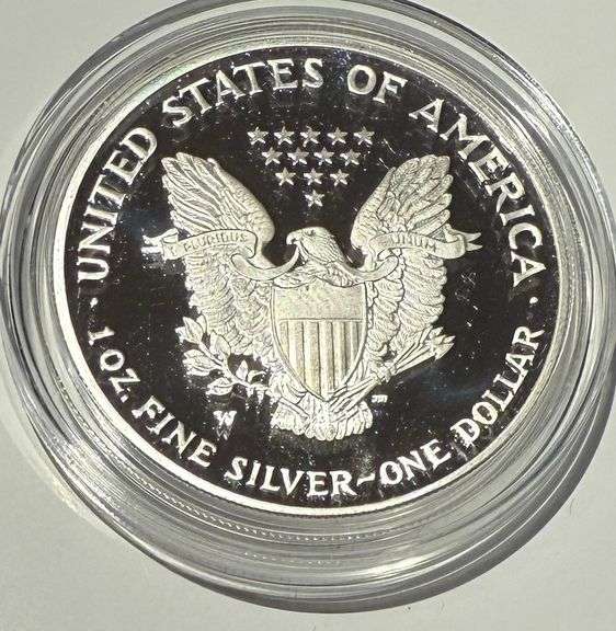 2006 Proof Silver Eagle W Box& Paper