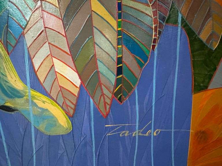 Amazing oversize original by Tadeo Zavaleta