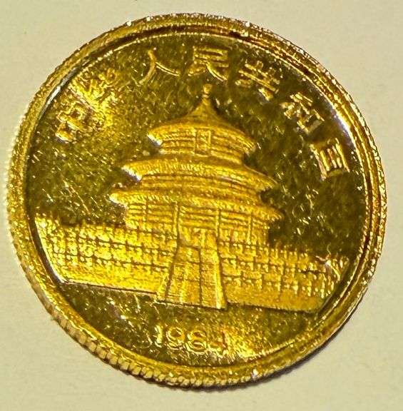1986 Uncirculated 1/20 th Gold Panda