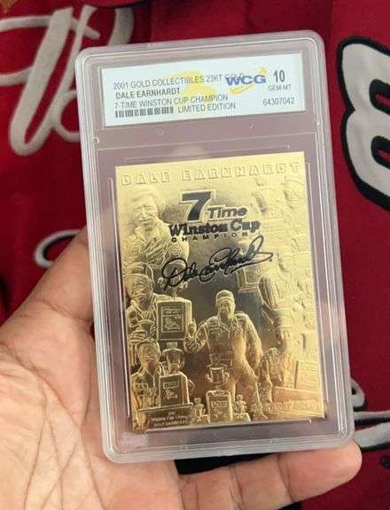 Dale Earnhardt 2001 23KT Gold Card Graded MINT 10