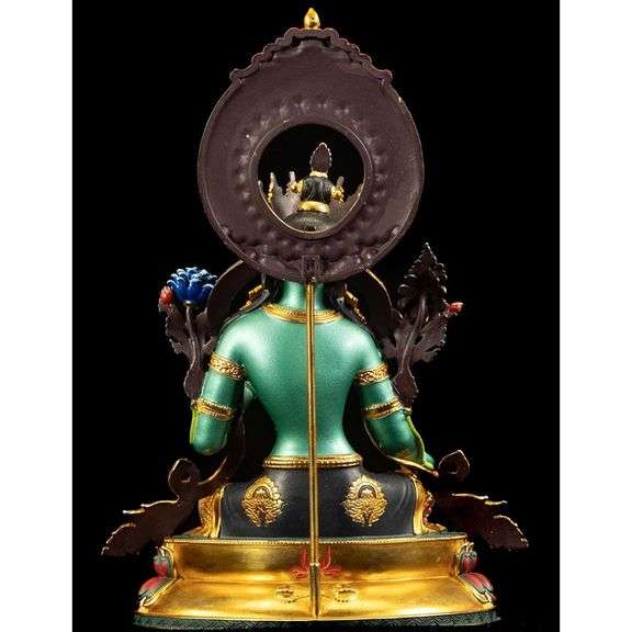 Handcrafted Buddha Tibetan Copper