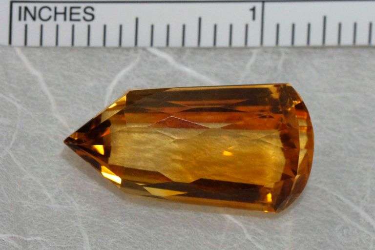 Fantasy Cut Natural Citrine - 21.19 cts.