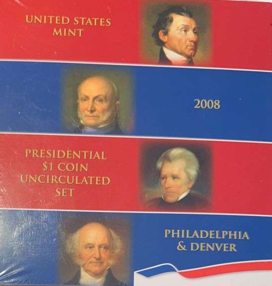 2008 US Uncirculated Presidential Dollar Set