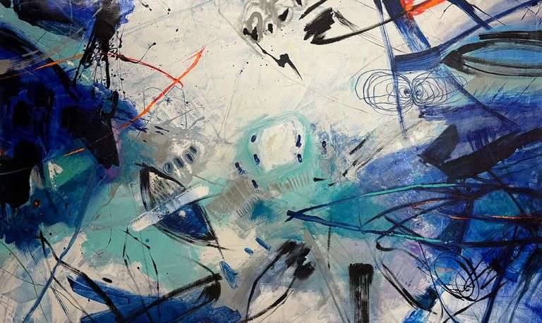 Phenomenal original acrylic on canvas by Mario Luca