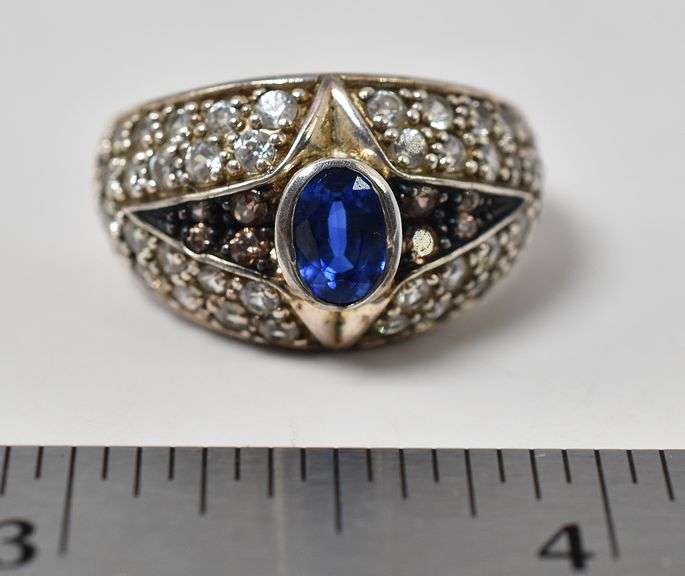 Multi-Gemstone Ring in Sterling Silver