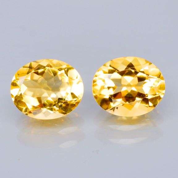 Sparkling! Look at this huge 8.76ct natural pair of Citrines!