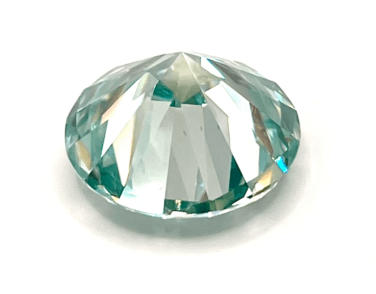 19.4 Ct Mint Green Lab Simulated Diamond Solitaire