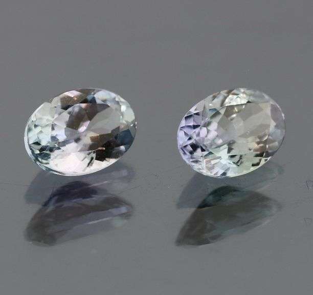 Fantastic 1.42ct 7x5mm Tanzanite set