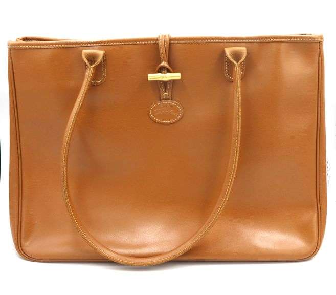 Longchamp Brown Leather Tote
